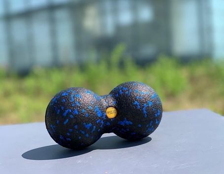 Масажний м'яч подвійний 4FIZJO EPP DuoBall 08 4FJ1318 Black/Blue, фото 2