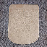 Клапан для рюкзака "Пташки". Колір Слонова кістка, фото 2