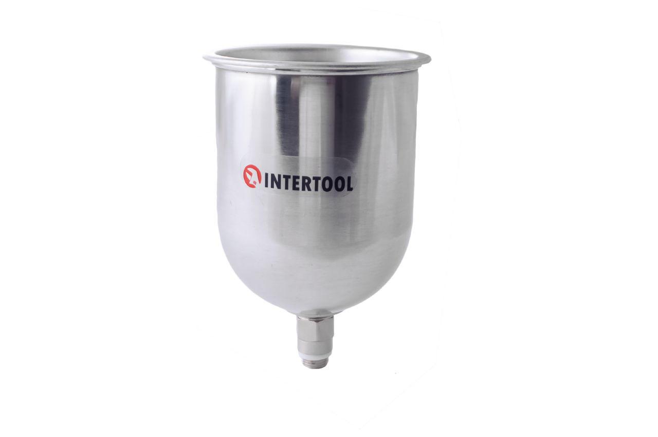 Бачок для фарбопульта Intertool — 600 мл зовнішня різь М14 x 1,25 мм