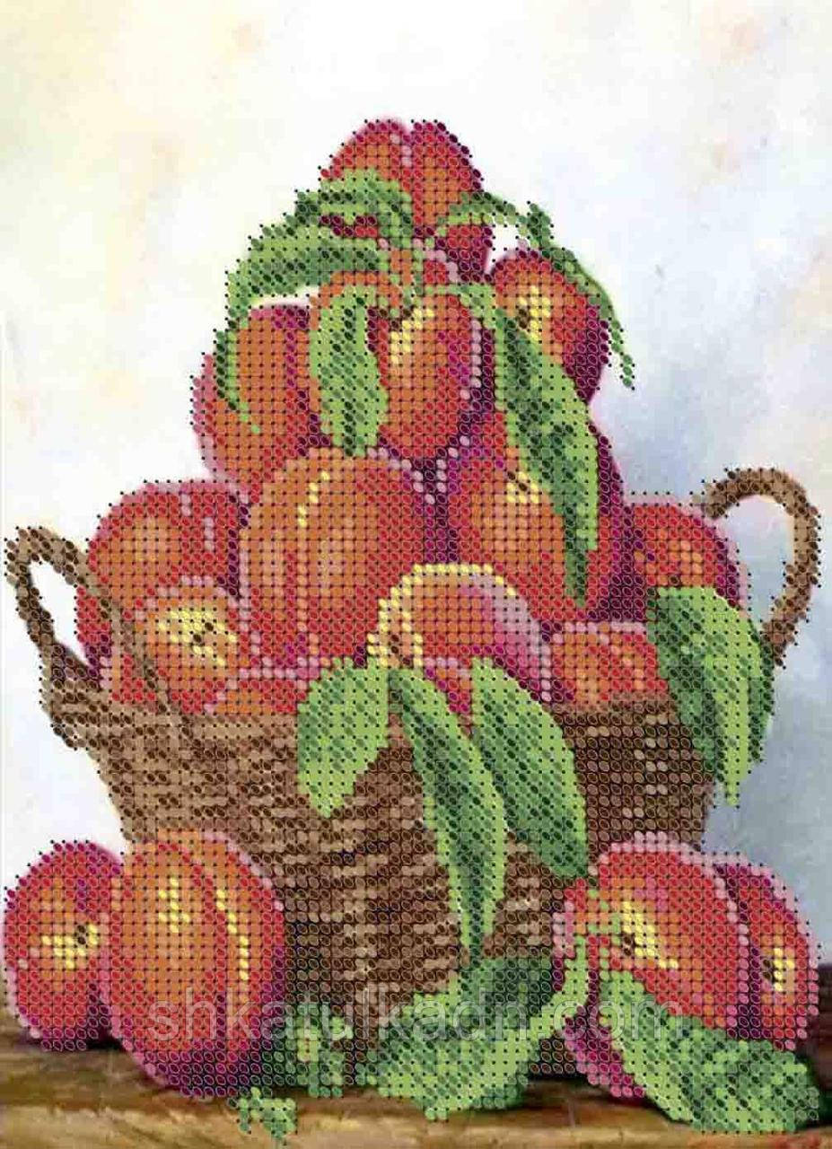 Схема для вишивки бісером Персики