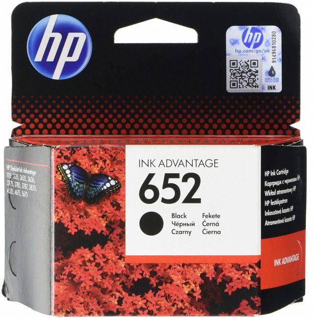 Картридж для HP DJ Ink Advantage 1115/2135/ 3635/3835 HP 652 Black (F6V25AE)