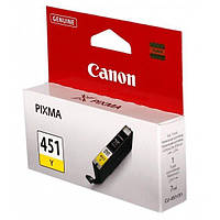 Картридж Canon для Pixma MG5440/MG6340/iP7240 CLI-451Y Yellow (6526B001)