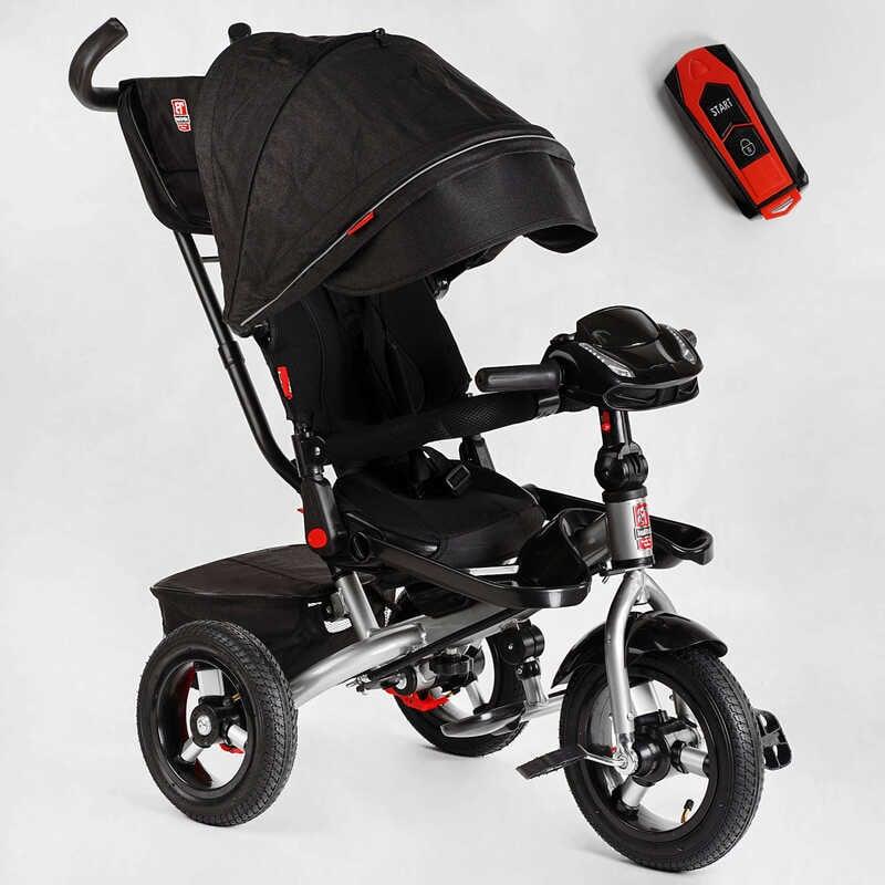 Дитячий триколісний велосипед із поворотним сидінням Best Trike 6088 F — 600-19 з надувними колесами