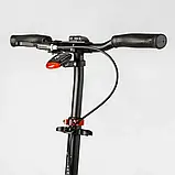 Двоколісний самокат для підлітків і дітей Best Scooter 10304 Червоний, колеса PU 230/200 мм, з фарою, до 100 кг, фото 5