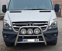 Кенгурятник  нерж на Volkswagen Crafter 2006-2017