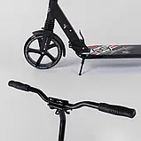 Алюмінієвий двоколісний самокат Best Scooter 54394, з колесами PU 20 см, 2 амортизатори, до 100 кг, фото 2