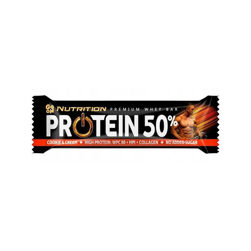 Протеїновий батончик Go On Nutrition Protein Bar 50% 40g (Cookie Cream)