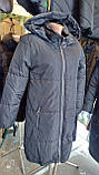 Куртка жіноча довга весна розмір 44 колір хакі плащівка канада, фото 10