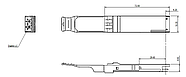 QSFP28 100GBASE-LR4 100G 1310nm 2SM LC 25km DDM Alistar, фото 5