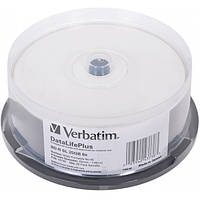 VERBATIM BD-R SL 25 Gb 6x Cake 25 pcs Wide Print 43738