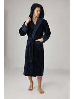 Халат мужской Nusa 2805 lacivert:L/XLбамбук/хлопок