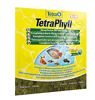 Сухой корм для аквариумных рыб Tetra в хлопьях "TetraPhyll" 12 г (для травоядных рыб)