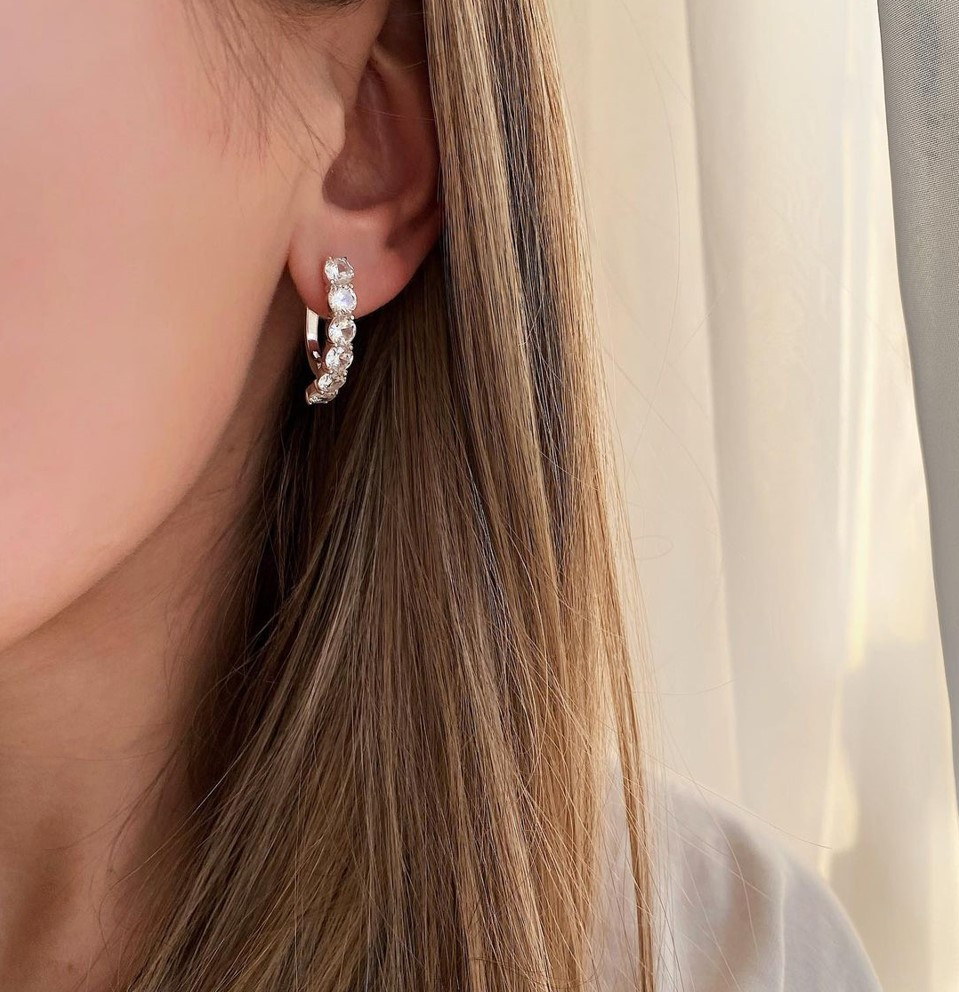 Срібні сережки Велич