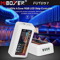 2.4G контроллер RGB Miboxer Mi-light FUT037 10А для светодиодных лент. Для 4-х зонных пультов