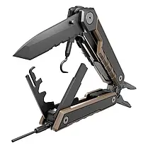 Мультиінструмент Real Avid AR-15 Tool, мультитул для догляду за зброєю на базі AR-15, чохол MOLLE, фото 5