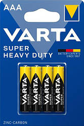 Батарейка Varta R3/AAA / Super Heavy Duty / Блистер