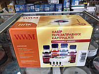 Набор перезаправляемых картриджей WWM для Canon Pixma IP4940/MG5140/MG5240 (RC.CLI426ARC) c чипами