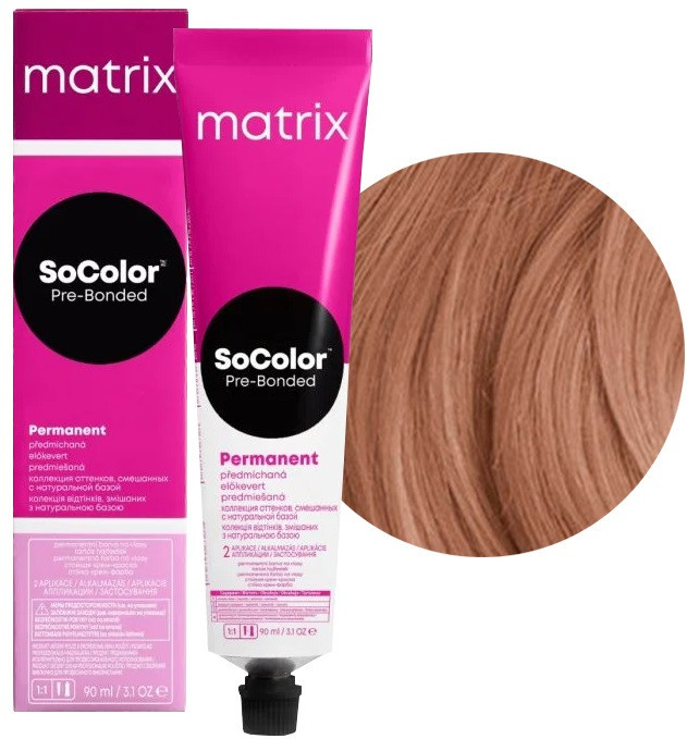 Стойкая Крем-краска для Волос Matrix SoColor Pre-Bonded 7ВС Карамельный ...