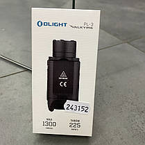 Ліхтар на зброю Olight PL-3 Valkyrie, Чорний, Picatinny/Weaver/Glock, тактичний ліхтар на Пікатінні / Вівер, фото 5