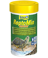 Сухий корм для молодих водоплавних черепах Tetra в паличках "ReptoMin Junior" 100 мл