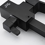 Змішувач для кухні з підключенням фільтра питної води FAOP A4309-6, чорний, фото 4