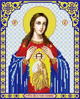 Икона для вышивки бисером Пресвятая Богородица Помощница в родах Цена указана без бисера