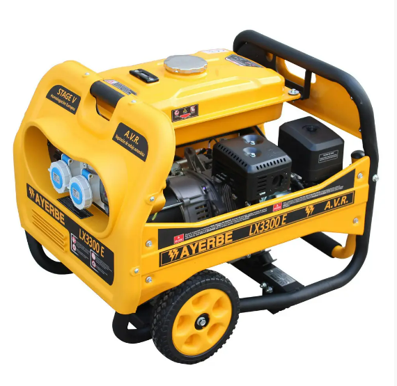 Бензиновий генератор AYERBE LX 3300 Е однофазний з електростартером (Іспанія) 3кВт-3.3 кВт, фото 1