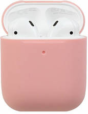 Силіконовий чохол Apple AirPods (без коробки) Рожевий