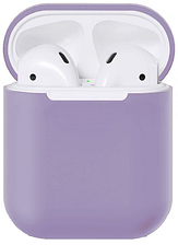 Силіконовий чохол Apple AirPods Бузковий