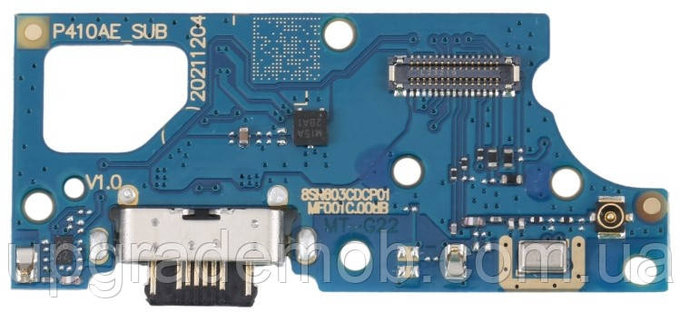 Шлейф Motorola XT2231-2 Moto G22 з роз'ємом заряджання з мікрофоном плата заряджання оригінал, фото 1