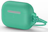 Чехол силиконовый Airpods Pro Baseus Let's Go Jelly Lanyard Case (WIAPPOD-D06) Зеленый