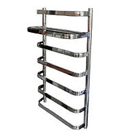 Полотенцесушитель водяной Laris Полка профиль Стандарт 1200х500 мм П10 Нержавеющая сталь