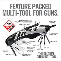 Мультиінструмент для догляду за зброєю Real Avid The Gun Tool, 18 інструментів, мультитул для догляду за зброєю, фото 6