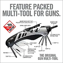 Мультиінструмент Real Avid The Gun Tool, 18 інструментів, мультитул для догляду за зброєю, фото 3