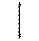 Рушникосушка водяна Heizung WG 21/50 мм вигнута 1210х550 мм 530 Вт Чорний, фото 4