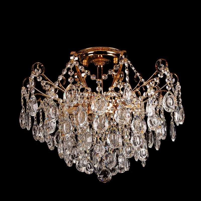 Люстра кришталева для залу, спальні, 5-ти лампова, фото 1