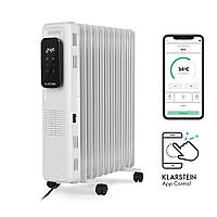 Цифровой Масляный обогреватель Klarstein Thermaxx Elevate Smart 2720 Вт, 7-35 °C 24-часовой таймер