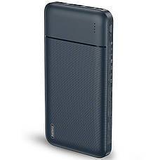 Портативний зарядний пристрій повер банк Power Bank Remax RPP-96 на 10000 mAh, чорний, фото 3