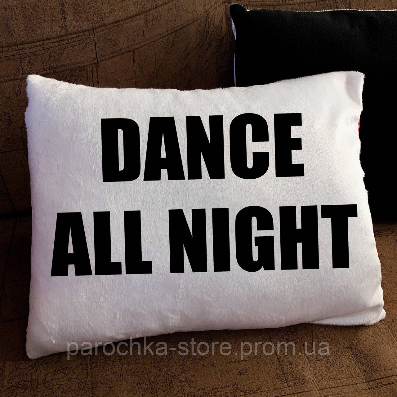 Подушка з принтом - Dance all night - фото 1 - id-p1744327880