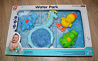 Дитячий набір для ігор у ванній кімнаті Водний парк розвиваючі інтерактивні іграшки для купання дитячий сачок