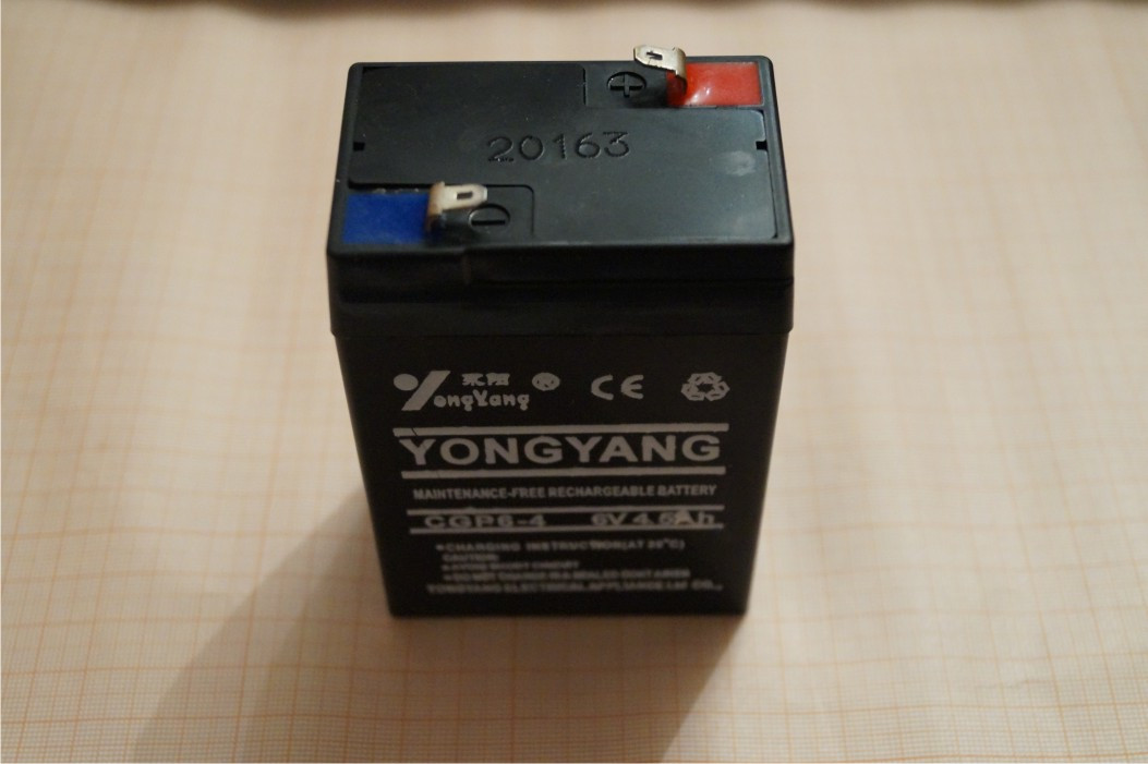Акумулятор YongYang 6V 4,5 Ah