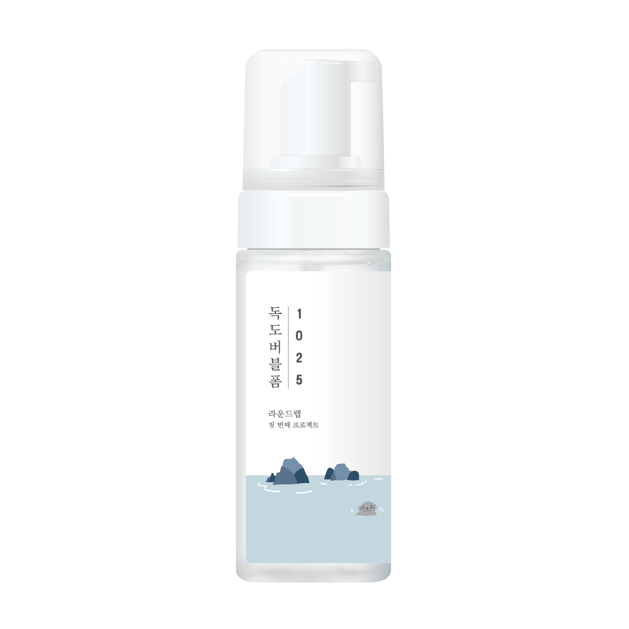 Очищуюча пінка для проблемної шкіри обличчя Round Lab 1025 Dokdo Bubble Foam 150 мл