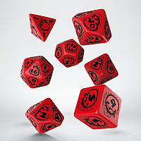 Набор кубиков Dragons Dice Set Red&Black