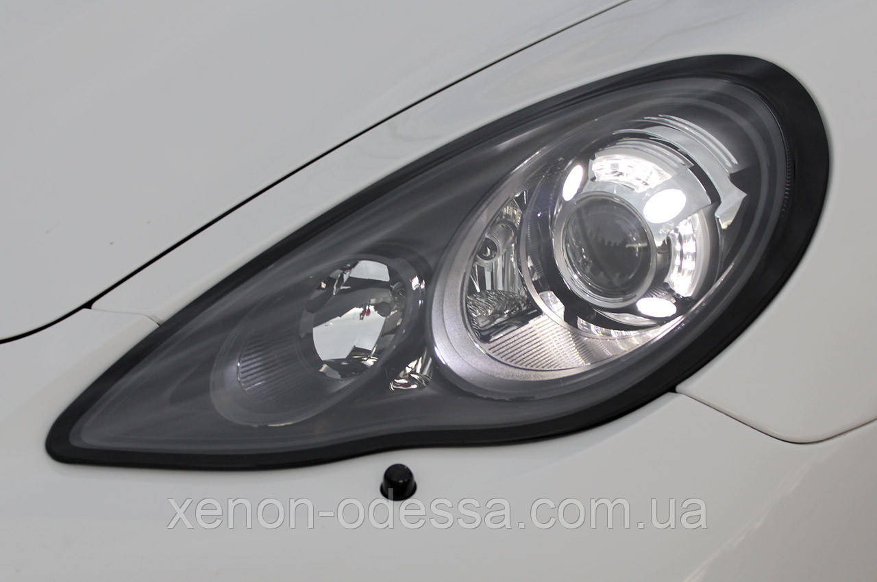 Маска для ксеноновых линз 3.0" со светодиодами CREE : Porsche Panamera LED CREE DRL - фото 6 - id-p291156614