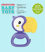 Игрушка погремушка прорезыватель Baby Toys "Тукан" SL 84801-65