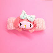 Пов'язка для волосся на голову косметична рожева Куромі