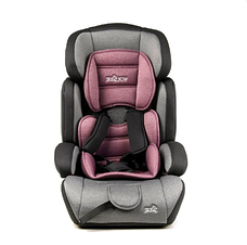 Дитяче автокрісло з бустером 1-12 років JOY 36800 - VL, група 1/2/3, вага дитини від 9-36 кг, сіро-рожевий, фото 3