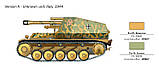 Збірна модель (1:72) САУ Sd.Kfz.124 Wespe, фото 4