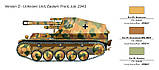 Збірна модель (1:72) САУ Sd.Kfz.124 Wespe, фото 7