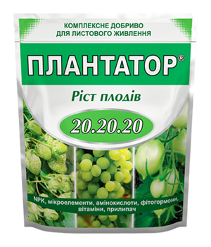 Плантатор NPK 20-20-20, 1 кг — водорозчинне добриво комплексне, універсальне, фото 1